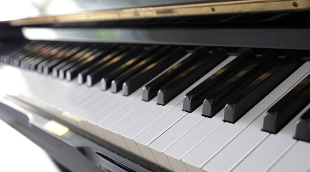 istock Grand piano ebony and ivory keys 1461618278