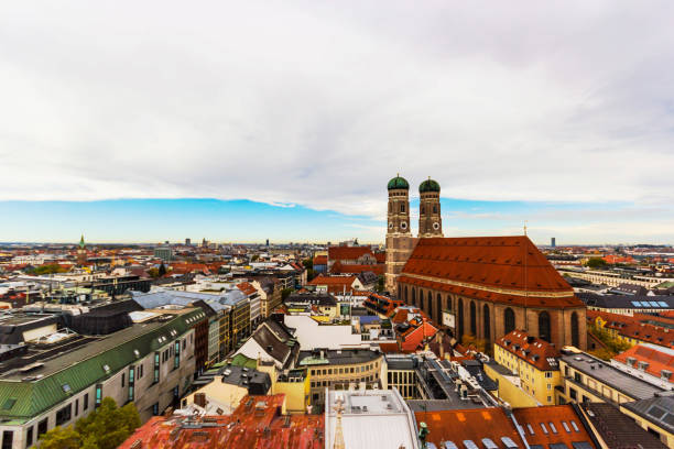 istock Munich town view during Autumn in Germany Holiday 1461618424