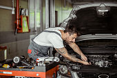 Mechanic at Auto Repair Service