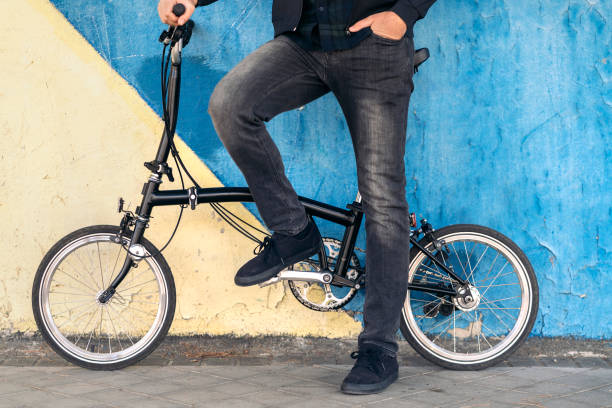 istock Unrecognized Person with Detachable Bike 1461631456