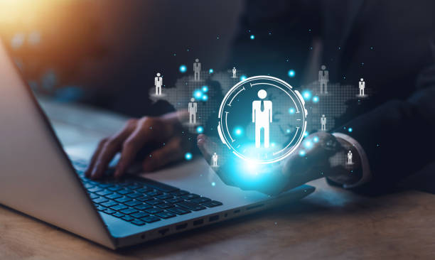 istock Human Resource or HR manager concepts. Business administrator planning employer chooses using laptop (notebook). Leader is looking for good workers. Management and recruitment, HRM, HRD. 1461636394