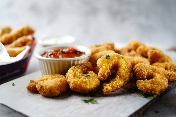 istock Homemade Popcorn shrimps 1461637896