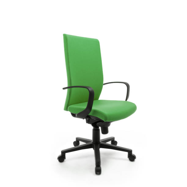 istock Office arm chair isolated on white 1461639208