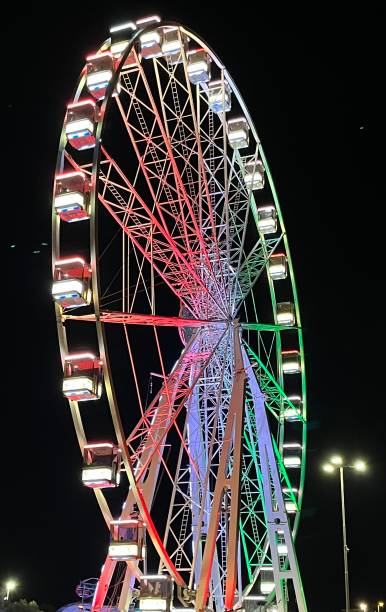 istock Wheel of fortune by night 1461651144