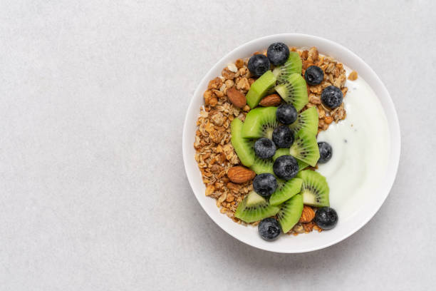 istock Morning healthy fast homemade breakfast concept 1461651793
