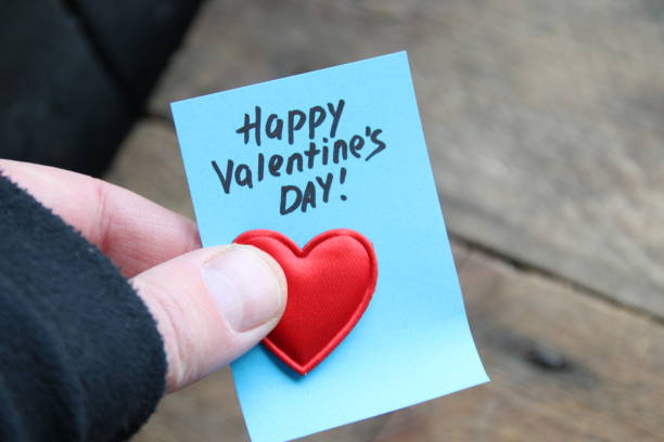 istock Happy valentine's day card, St Valentines Day concept. 1461659756