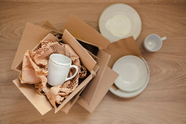 istock Delivery of new ceramic crockery 1461659852