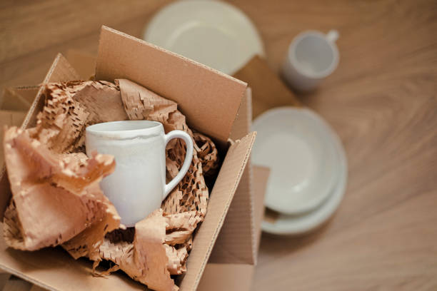 istock Delivery of new ceramic crockery 1461660064