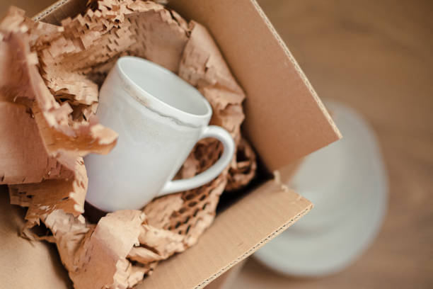 istock Delivery of new ceramic crockery 1461661152