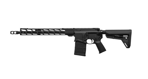 istock Modern automatic rifle isolated on white background. Weapons for police, special forces and the army. Automatic carbine. Assault rifle on white back. 1461668332