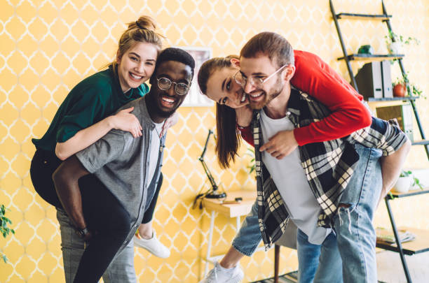 istock Group of multiethnic friends spending time joyfully 1461670440