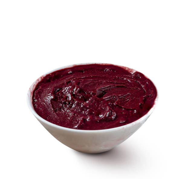 istock Frozen Acai Berry. Isolated on White Background 1461692590