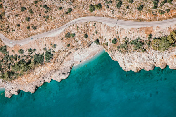 istock aerial bay scene curvy road 1461694943