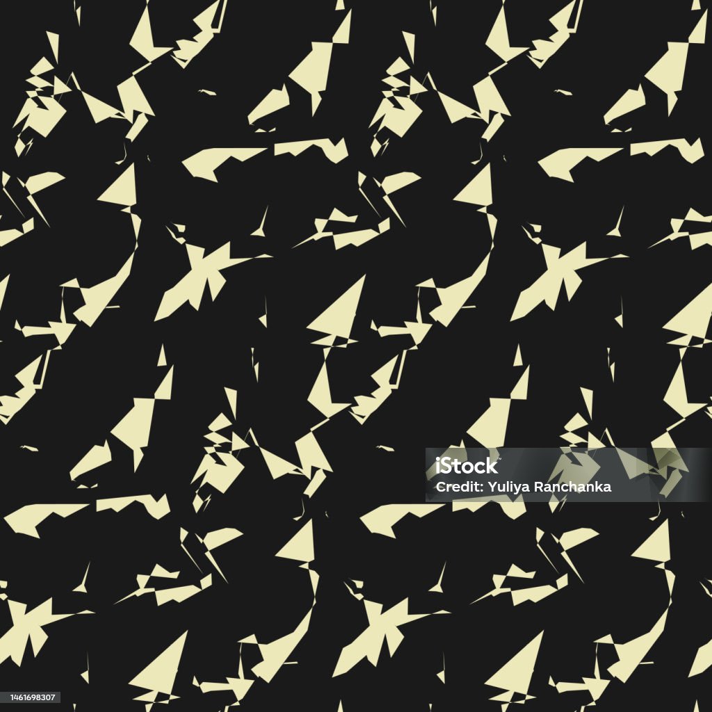 2 Color Vector Structure Design Seamless Pattern Abstract Background With Geometry In Two Colors Vector ...