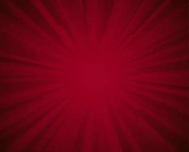 Vector illustration of Red comic starburst background vector