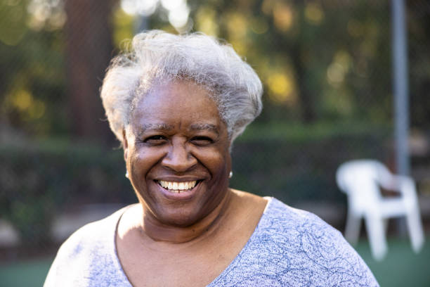 istock Active Senior Black Woman Portrait 1461713909