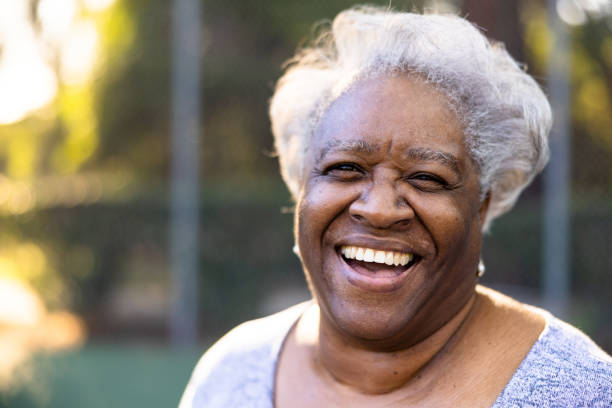 istock Active Senior Black Woman Portrait 1461716064