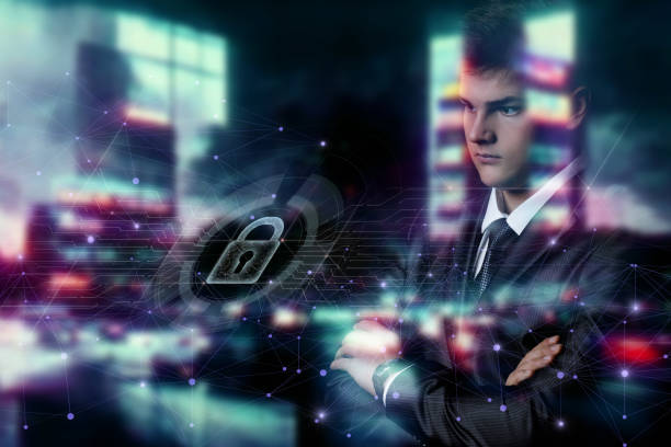 istock Protection of surveillance and security of communication systems. 1461765555