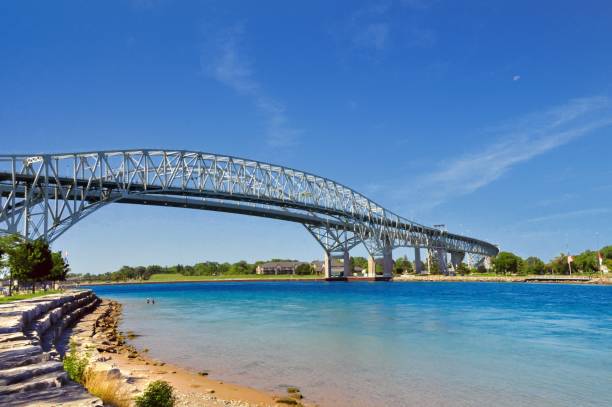 istock International Bridge taken  from the Canada 1461781488