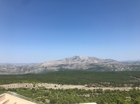 Mountain range in Dubrovnik