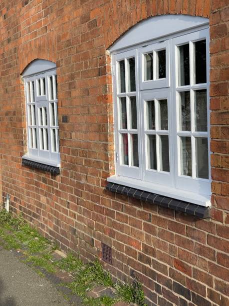 istock Old fashioned brick house exterior 1461802291