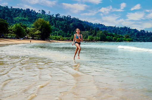 Lovely tropical landscape of Khao Lak beaches in THAILAND