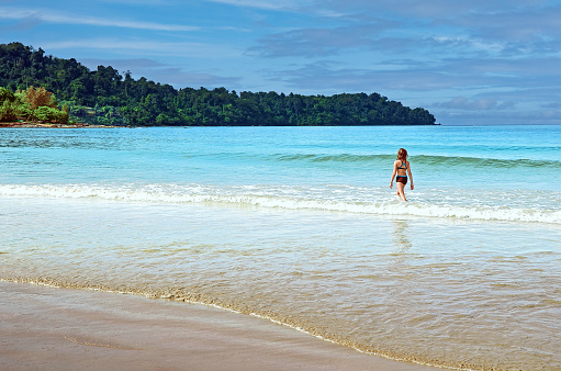 Lovely tropical landscape of Khao Lak beaches in THAILAND