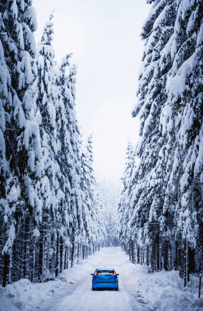 winter wanderlust - engadine switzerland mountain snow imagens e fotografias de stock