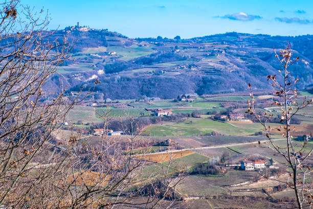 istock Alta Langa: winter hills panorama. Color image 1461816601