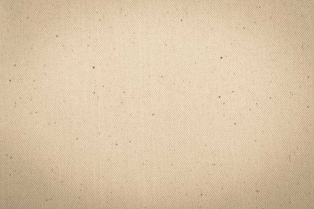 istock Calico fabric cloth texture background in light cream beige color 1461844941