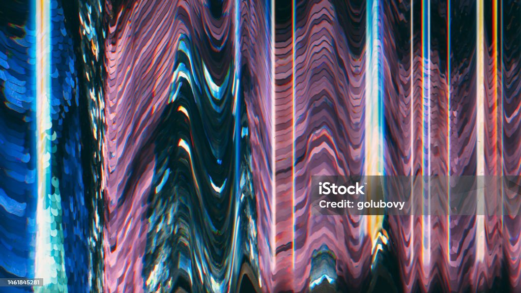 Distorted Stand Distorted Display User Interface Breakdown Static Stock Photo ...