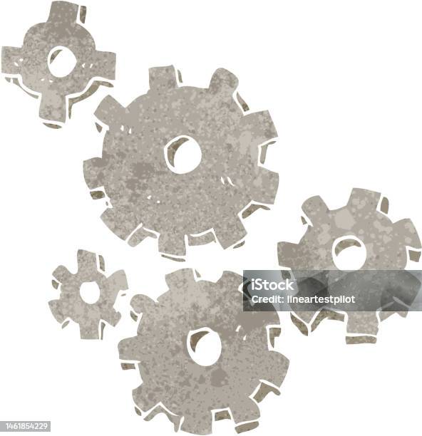 Science Cogs Cartoon Cartoon Cogs And Gears Stock Illustration - Download Image Now - Art ...