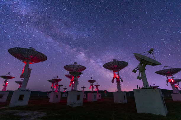 istock Radio telescopes and the Milky Way 1461863168