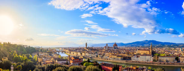 istock Panoramic view of Florence Skyline Italy 1461895236