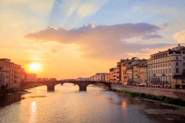 istock Florence Italy, Cityscape skyline from river 1461895284