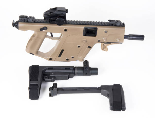istock Pistol Braces with 9mm pistols. 1461897311