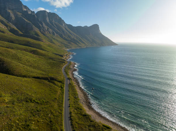 istock Scenic coastal road along a beautiful coastline 1461914554
