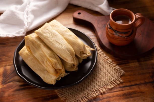 istock Tamales with Champurrado 1461918905