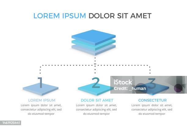 Flowchart 3 Column Flowchart With 3 Elements Stock Illustration - Download Image Now ...