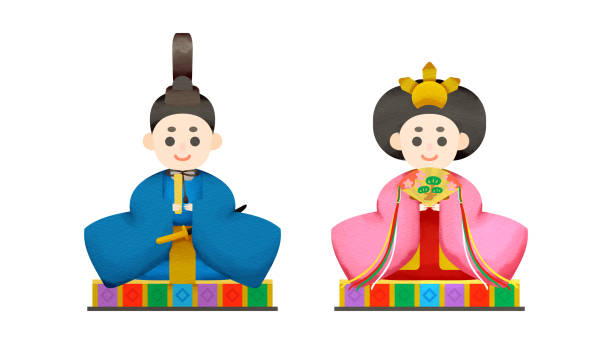 istock A pair of male and female Hina dolls 1461938257