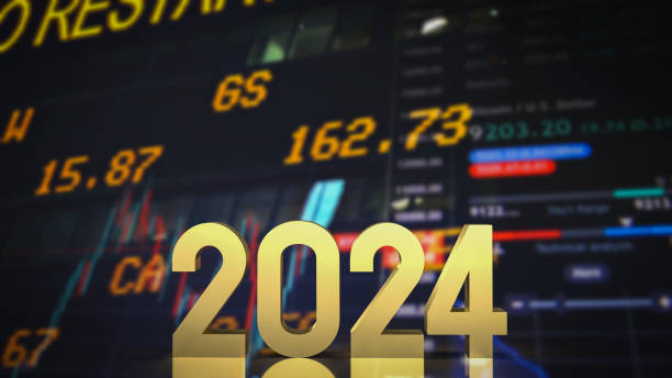 istock The gold number 2024 for new year concept 3d rendering. 1461991321