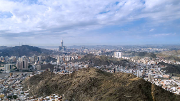 istock View from above the mountains of Mecca, Saudi Arabia 1461994726