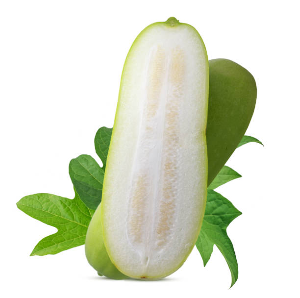 istock Wax Gourd  isolated on white background 1462001346