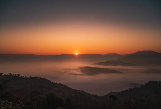 istock The Sunrise  in Jingmai Mountain 1462015509