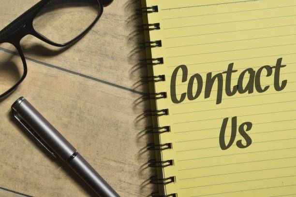 istock Contact Us wording. Communication, business concept 1462020868