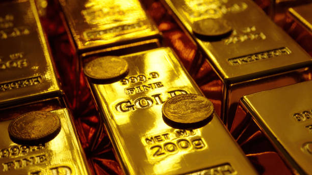 istock Gold ingots and coins 1462058156