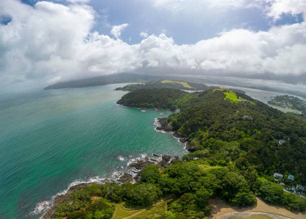 istock Aerial Panoramic New Zealand Coastline 1462067318