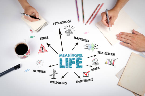 istock Meaningful Life Concept. The meeting at the white office table 1462083971