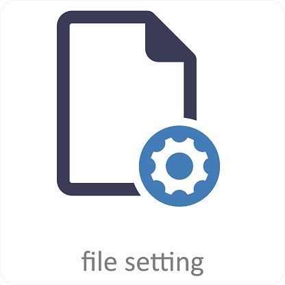 Setting Out File File Setting Stock Illustration - Download Image Now - Concepts ...