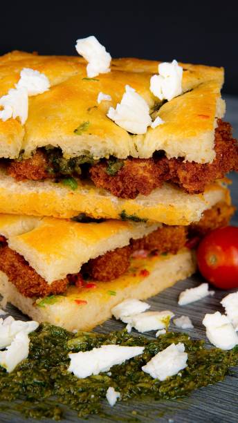 istock Sandwiches with meat and tomato 1462103977